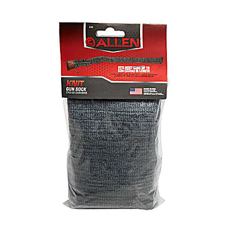 52 in. Grey Heather Knit Gun Sock