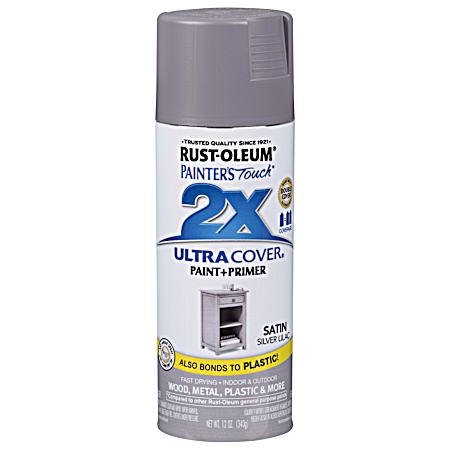 12 oz Painter’s Touch 2X Ultra Cover Satin Spray Paint & Primer
