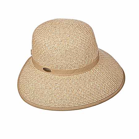 Ladies' Paper Braided Bonnie Hat