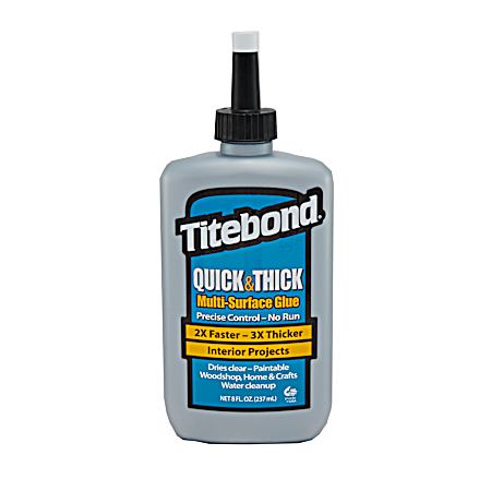 8 fl oz  Quick & Thick Multi Surface Glue