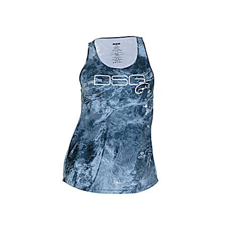 Women's Mossy Oak Wakeform High Seas Fish Razor Back Tank