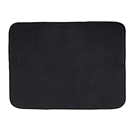 Black Drying Dish Mat