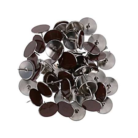 Brown Reflective Trail Marking Tacks - 50 Pk
