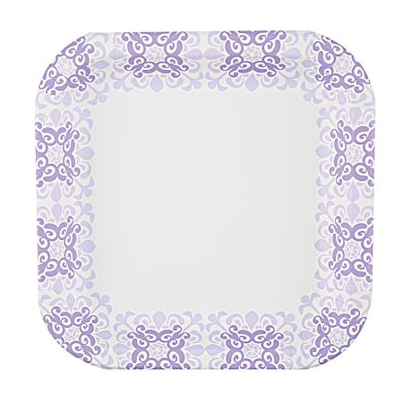 Everyday 8.5 in Square Paper Plates - 50 Ct
