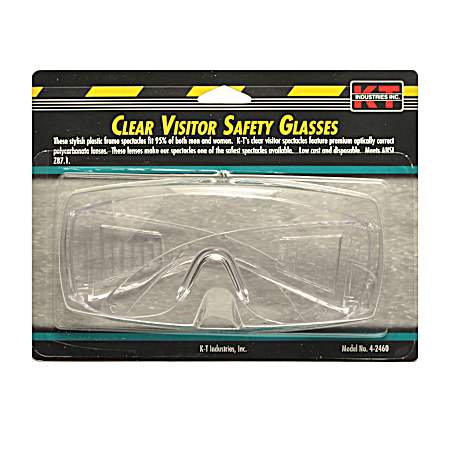 Clear Visitor Safety Glasses