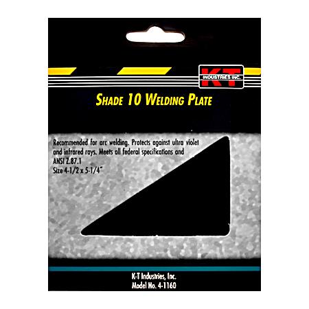 4 X 5 No. 10 Welding Plate