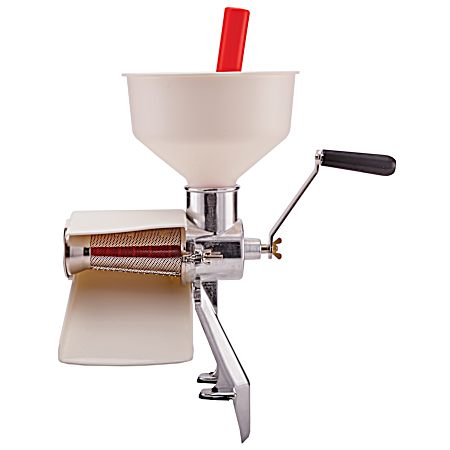 3 in White Food Strainer & Sauce Maker