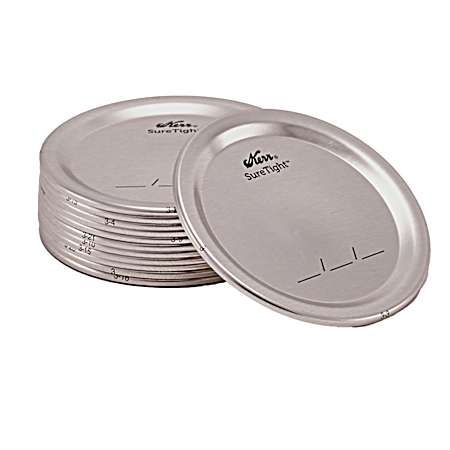 Regular Mouth Canning Jar Lids - 12 Pk
