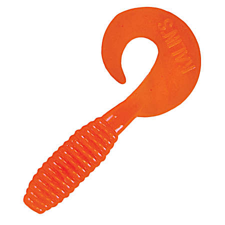 Lunker Grub - Fluorescent Orange