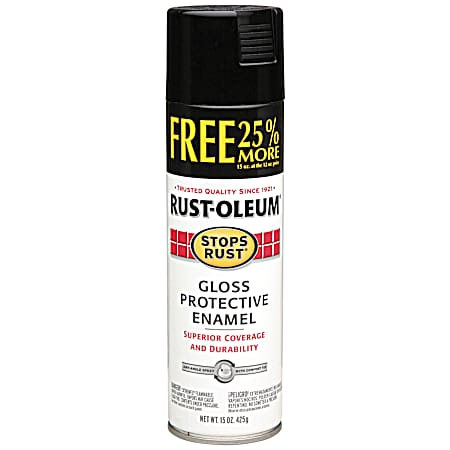 Stops Rust 15 oz Gloss Protective Enamel Spray Paint