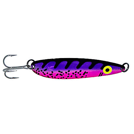Kingfisher Trolling Spoon - Silver/Purple/Ladder