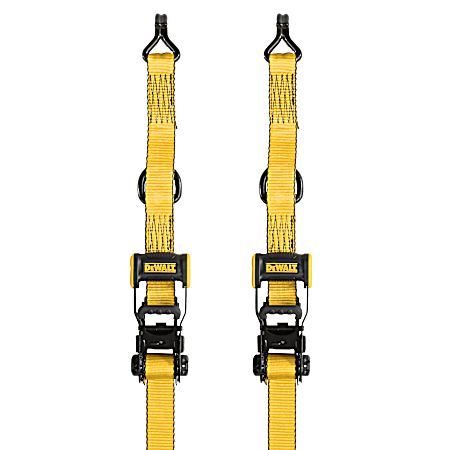 1.5 in x 16 ft Ratchet Tie-Down Straps - 2 Pk