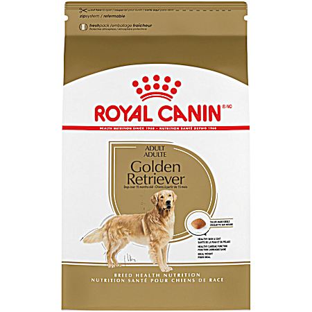 Golden Retriever Adult Dry Dog Food, 30 lbs