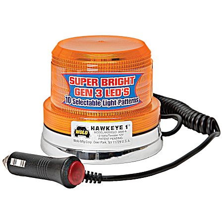 Hawkeye Amber LED 12V Warning Light