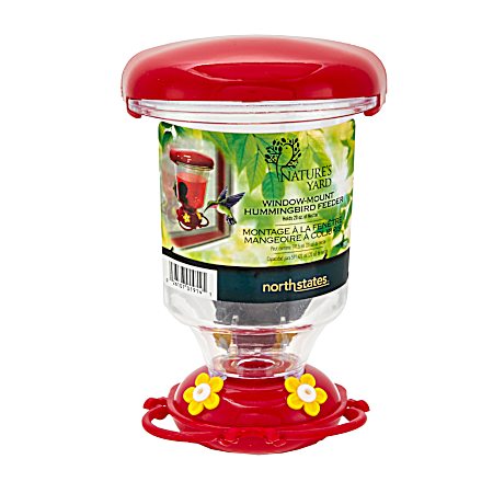 20 oz Window-Mount Hummingbird Feeder