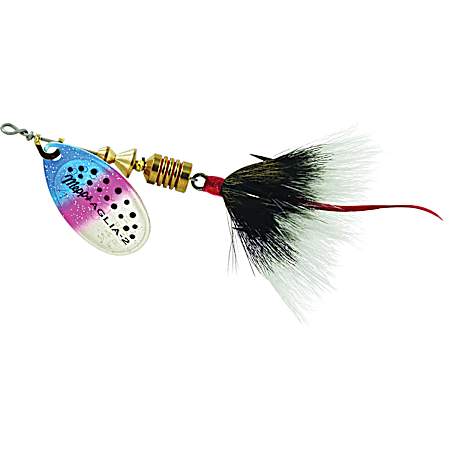 Rainbow Trout/Gray Dressed Aglia Spinner