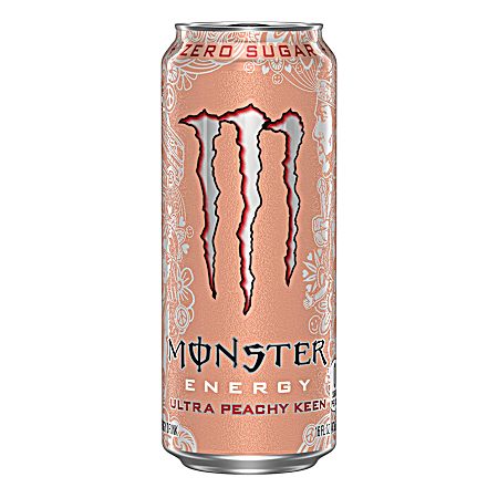 16 oz Ultra Peachy Keen Energy Drink