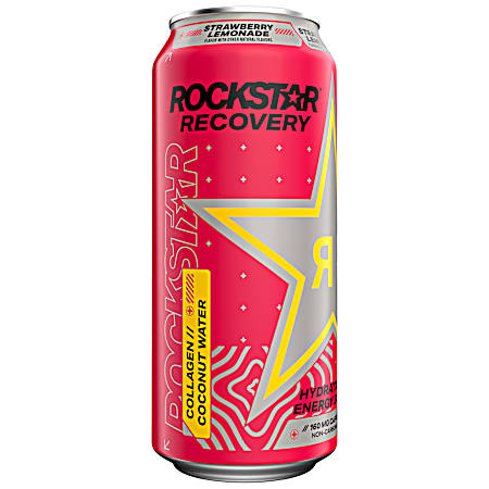 16 oz Recovery Strawberry Lemonade Energy Drink