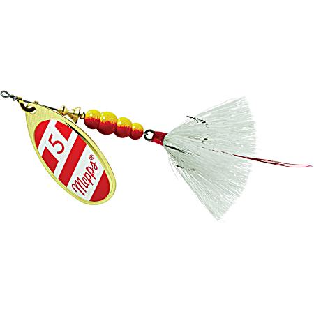 Red White/White Dressed Aglia Spinner