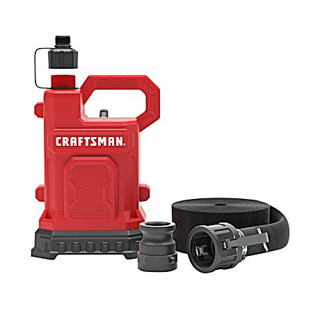 1/4 HP Thermoplastic Submersible Utility Pump Kit