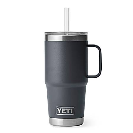 Rambler 25 oz Charcoal Straw Mug