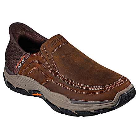 USA Men's Brown Respected Elgin Moc Toe Slip-In's