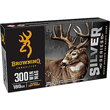 300 Win Mag 180gr Silver Series SP - 20 rds