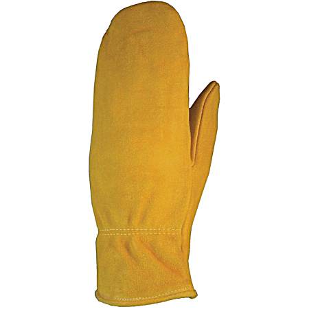 Men's Frontier Gold Lined Deerskin Mittens