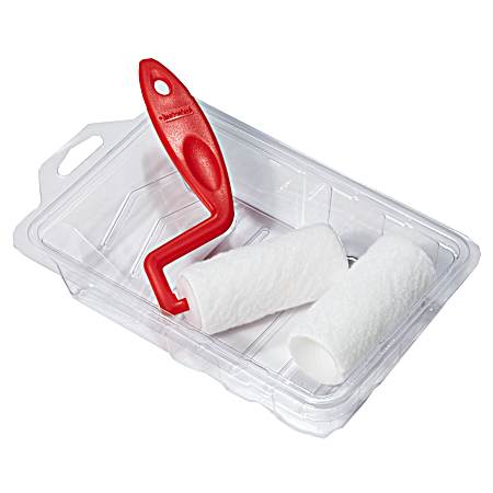 Trim & Touch-Up 3 in Mini Paint Roller Kit