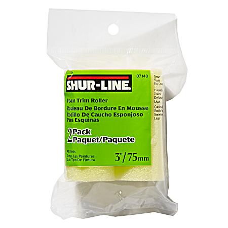 3 in Mini Foam Paint Roller Refill - 2 Pk