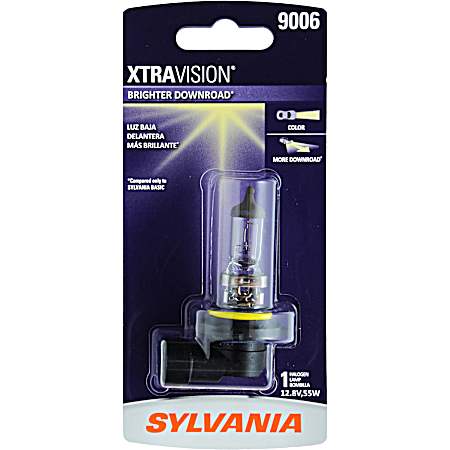 XtraVision Halogen Headlight Bulb - 9006XVBP