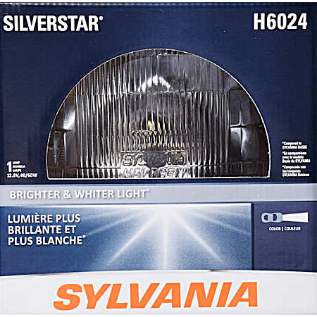 SilverStar Halogen Sealed Beam Headlight - H6024STBX