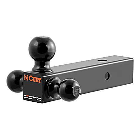 Multi-Ball Mount 2-1/2 in. Sq. Hollow Shank 1-7/8 in. 2 in. & 2-5/16 in. 7 in. & 8-1/2 in. L Black Balls