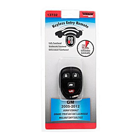 Keyless Entry 4-Button Remote Transmitter