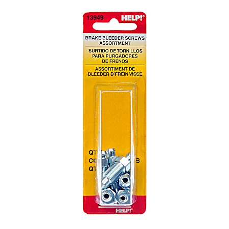 10 pc Brake Bleeder Screw Assortment Kit