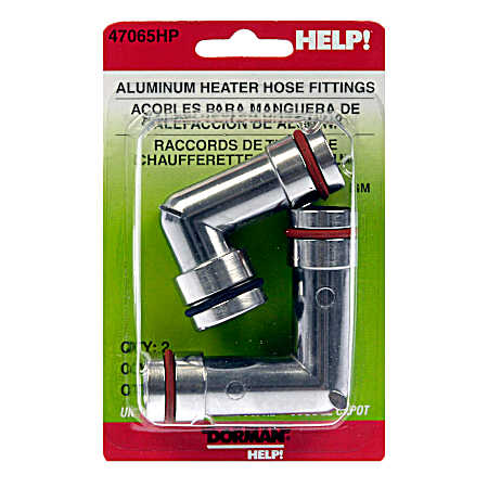 Aluminum Heater Hose Elbow Connector