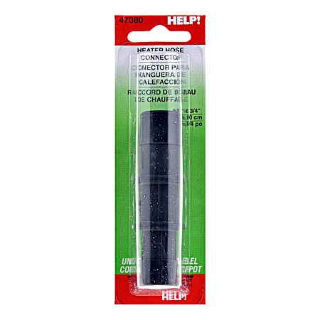 Plastic Heater Hose Connector - 0.625 in x 0.75 in