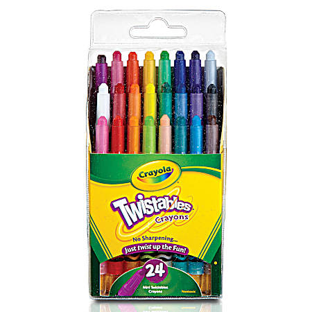 Mini Twistables Crayons - 24 Ct