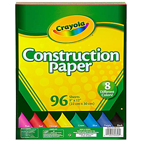 Construction Paper - 96 Ct