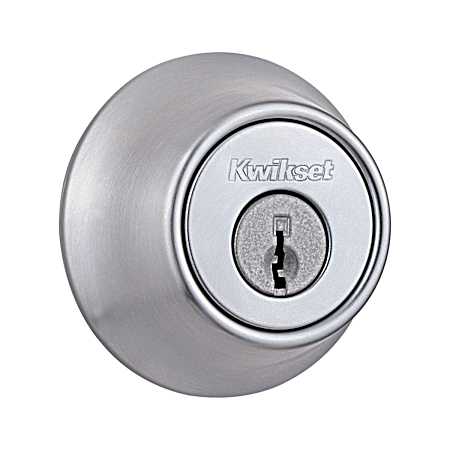 660 Series Single Deadbolt - Satin Chrome