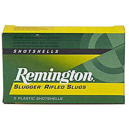 16 Ga 2.75 in Slugger Rifled Slug Shotshells - 5 Rds