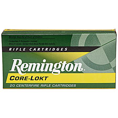.243 Winchester Core Lokt 100 Grain Centerfire Rifle Cartridges - 20 Rounds
