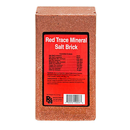 Red Trace Mineral Salt Brick