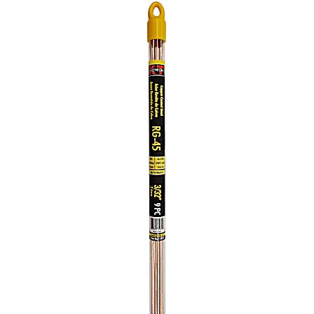 3/32 in RG-45 Mild Steel Gas Welding Rod - 9 Pc