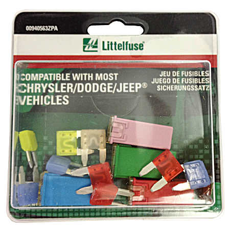 Chrysler/Dodge/Jeep Vehicle Emergency OEM Fuse Kit