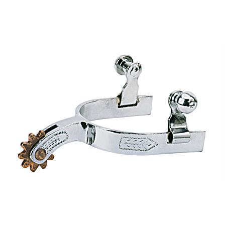 Children's Spurs w/ Engraved Band
