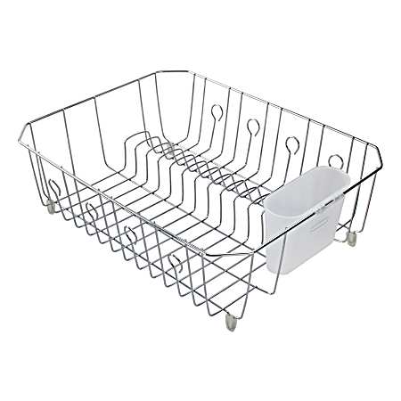 Large Chrome Wire Dish Drainer