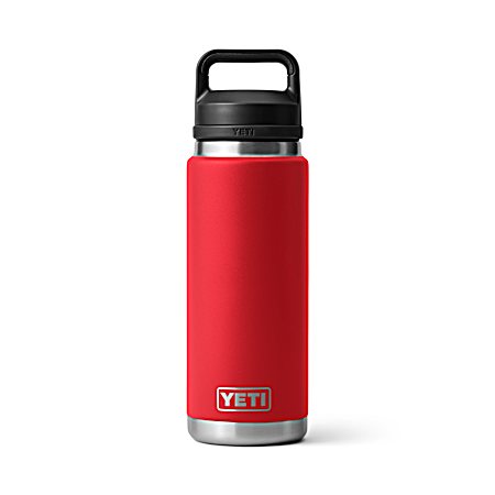 Rambler 26 oz Rescue Red Water Bottle w/Chug Cap