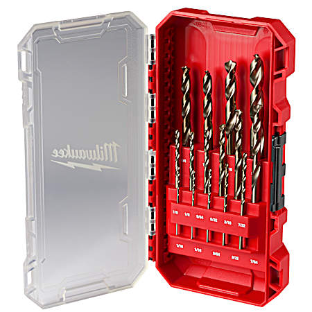 RED HELIX™ Cobalt Drill Bit Set - 15 Pc