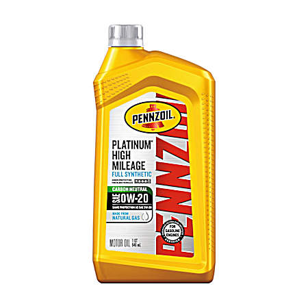 Platinum High Mileage Full Synthetic Motor Oil